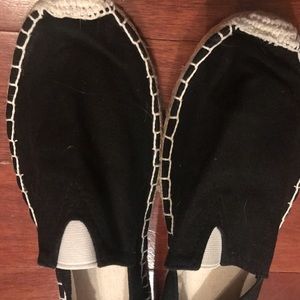 Black espadrilles from Spain